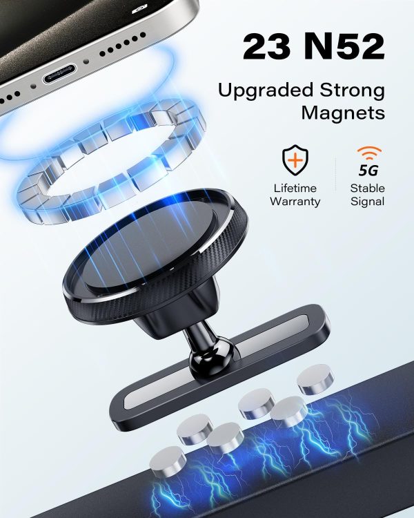 APPS2Car Gym Magnetic Phone Holder for Magsafe - 360 Adjustable, Dual - Image 2