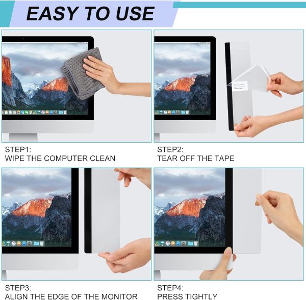Joyberg 3PCS Monitor Memo Board, Memo Board for Computer Monitor, Easy to - Image 5