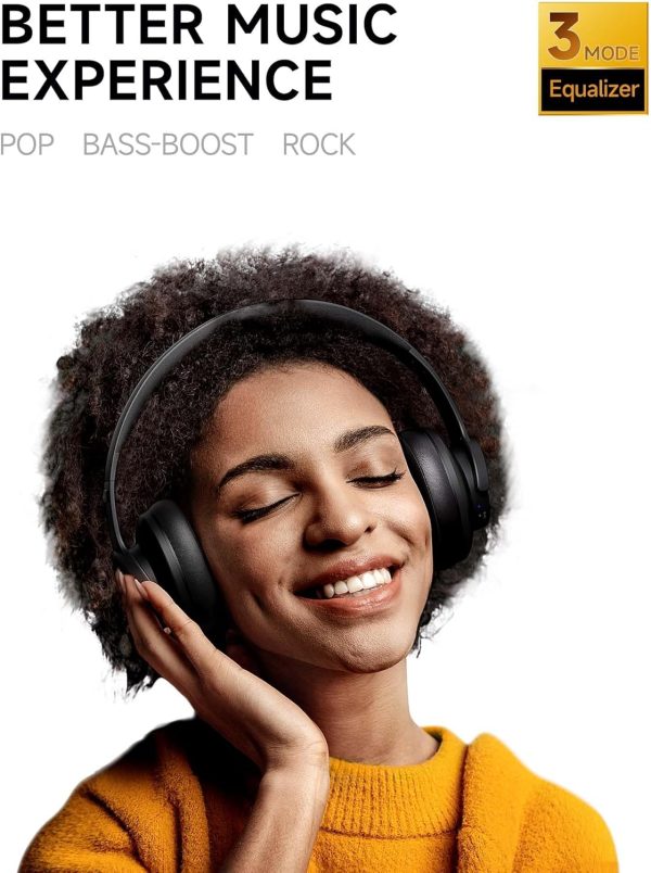 Picun B8 Bluetooth Headphones, 120H Playtime Headphones Wireless Bluetooth - Image 2