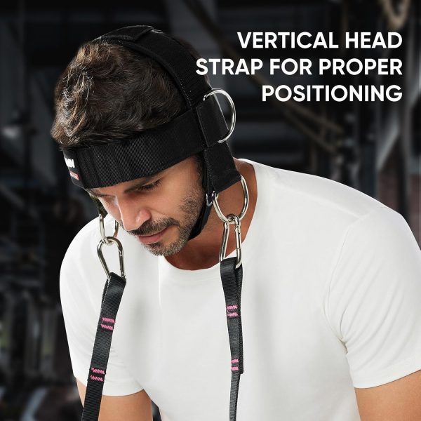 Neck Harness Weight Lifting Padded Strength Trainer-Improve Neck Strength - Image 5