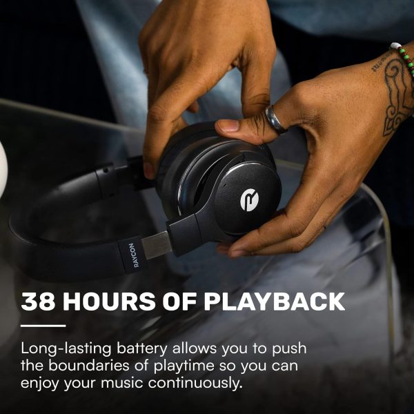 Raycon Everyday Wireless Bluetooth Over Ear Headphones, with Active Noise - Image 6