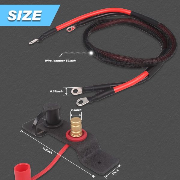 UTV Remote Battery Jump Post Starter ATV Jumpstart Battery Terminals - Image 5