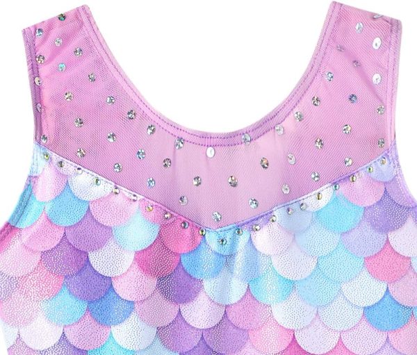 Leotards for Girls Gymnastics Toddler Dance Biketards Mermaid Unicorn - Image 5