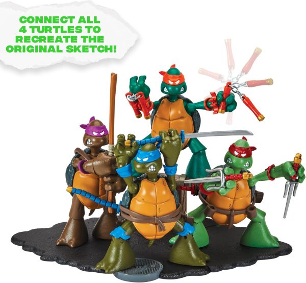Teenage Mutant Ninja Turtles: Original Sketch Collector Figure with Comic - Image 3