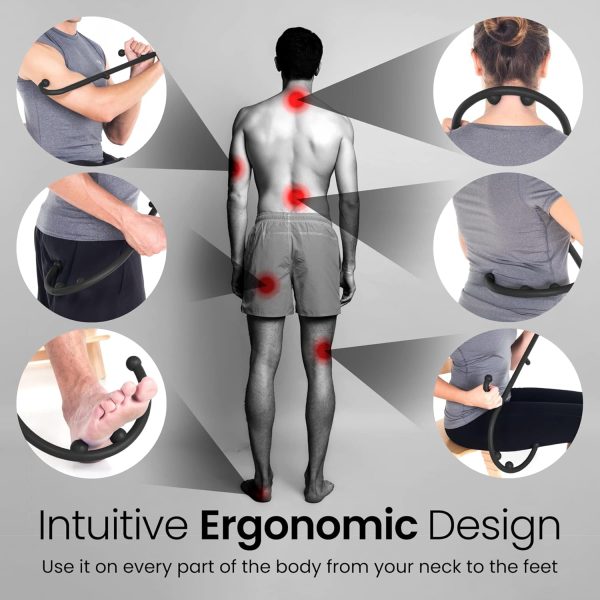 LiBa Back and Neck Massager - Trigger Point Massage Tools for Pain Relief - Image 5