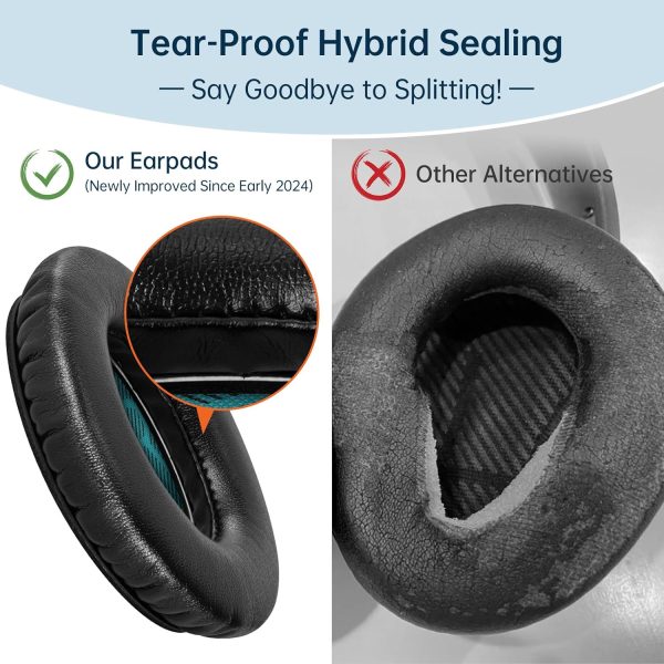 Aurivor Replacement Ear-Pads for Bose Quiet-Comfort QC 35 (ii) 25 15 2 - Image 2