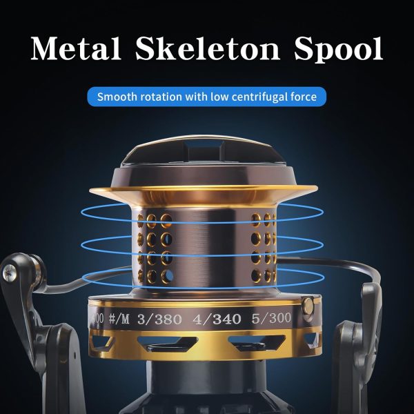 8000/10000/12000 Big Game Surf Spinning Fishing Reel,20KG Drag Power. - Image 9