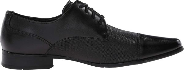 Calvin Klein Men's Bram Oxford, Black Diamond Leather - Image 6
