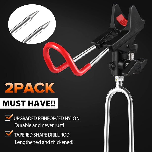 PLUSINNO Fishing Rod Holders for Bank Fishing - Upgraded Fishing Pole - Image 2
