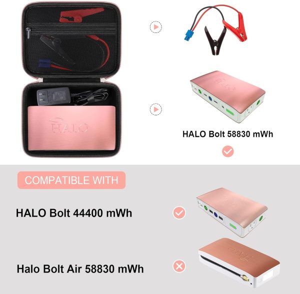 Hard Carrying Case for Halo Bolt 58830/44400/ 57720 mWh Portable Phone - Image 2