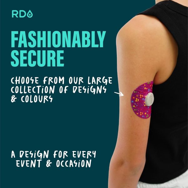 Dexcom Adhesive Mix Design - Adhesive Patches with Split Backing, Easy to - Image 3