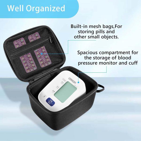 Hard Carrying Case Compatible with OMRON Blood Pressure Monitor Bronze - Image 3