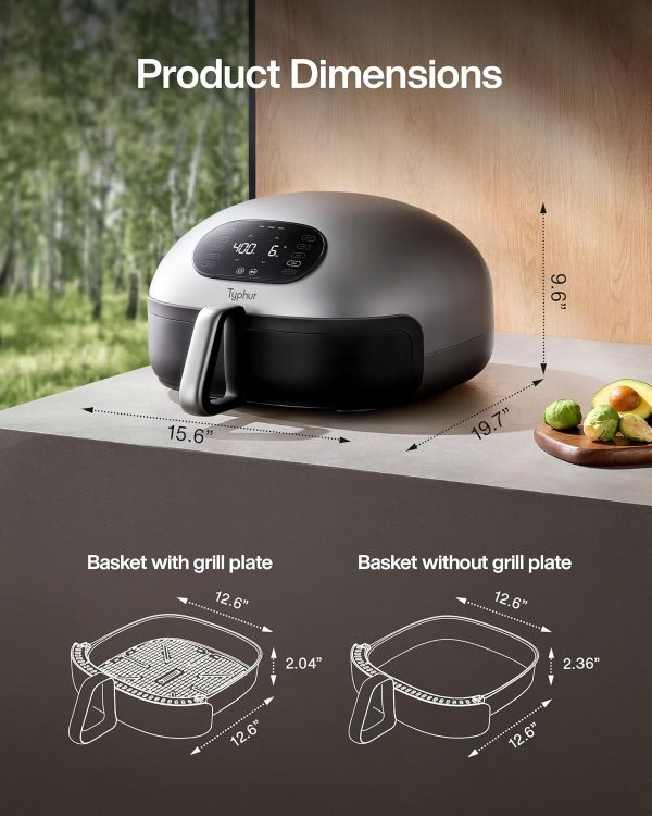 Dome Air Fryer, No.1 Cooking Speed Large Air Fryer with Superior Airflow, - Image 2