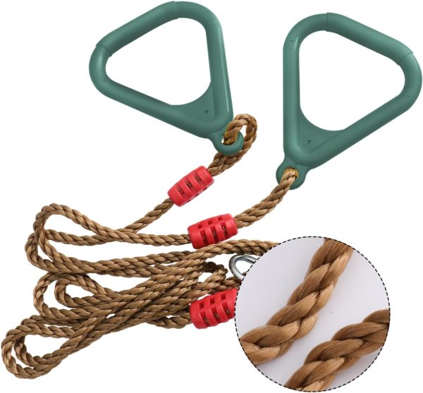 BESPORTBLE Ring Swing Course Dumbbells Pull up Ring Fitness Hangers Barbell - Image 9