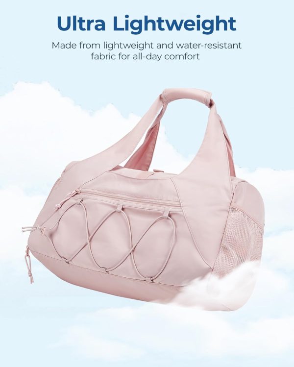 BAGSMART Gym Bag for Women, Lightweight Duffel Bag with Shoe Compartment, - Image 6