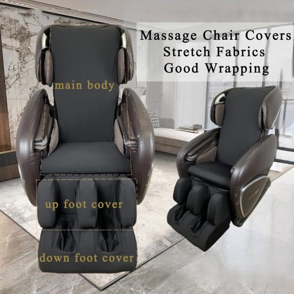 Shiatsu Massage Chair Protector,Dust Proof Massage Chair Cover Zero Gravity - Image 7