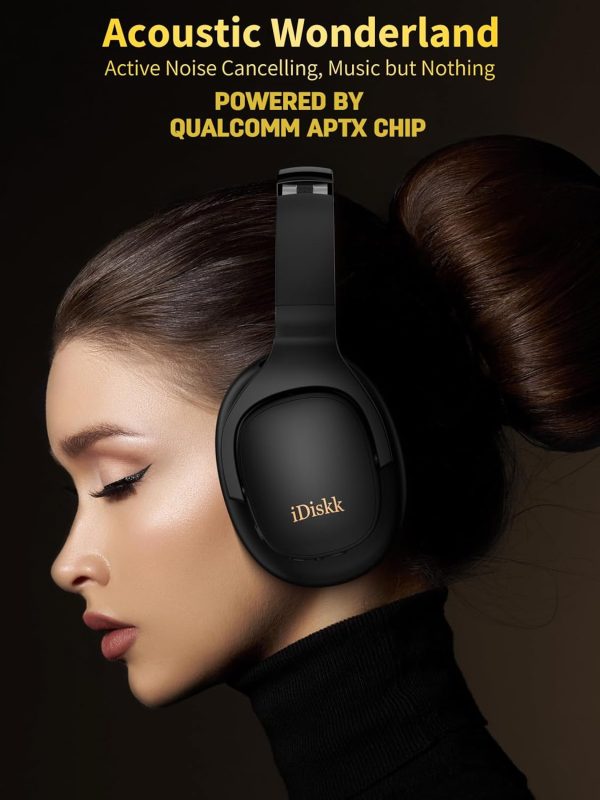 Hi-Res Audio Hybrid Active Foldable Noise Cancelling Bluetooth - Image 2