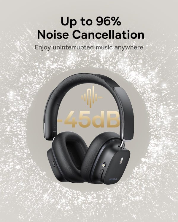 Baseus Bowie 30 Max Active Noise Cancelling Headphones, Head Tracking - Image 4
