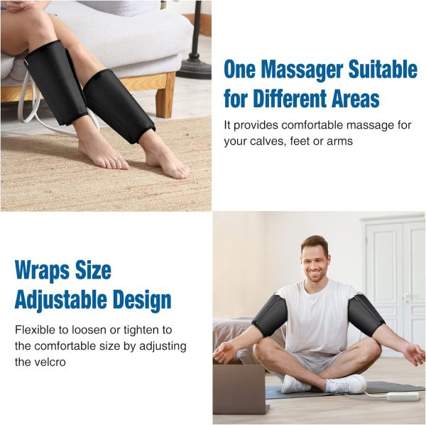 FIT KING Calf Massager for Circulation and Muscle Recovery, Air Compression - Image 5