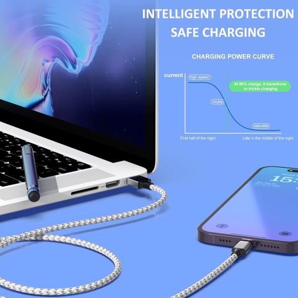 iPhone Charger 6 Pack [Apple MFi Certified] Lightning Cable iPhone Charger - Image 5