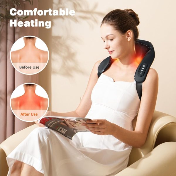 FSA/HSA Eligible Neck Massager with Heat, Cordless Deep Tissue 4D Expert - Image 3