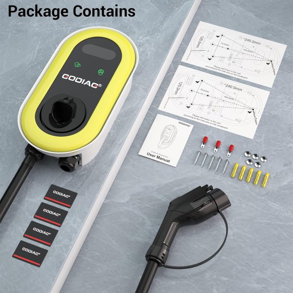 GODIAG Home Level 2 EV Charger, 40Amp, 9.6kw 240V, Wall-Mount Electric - Image 6