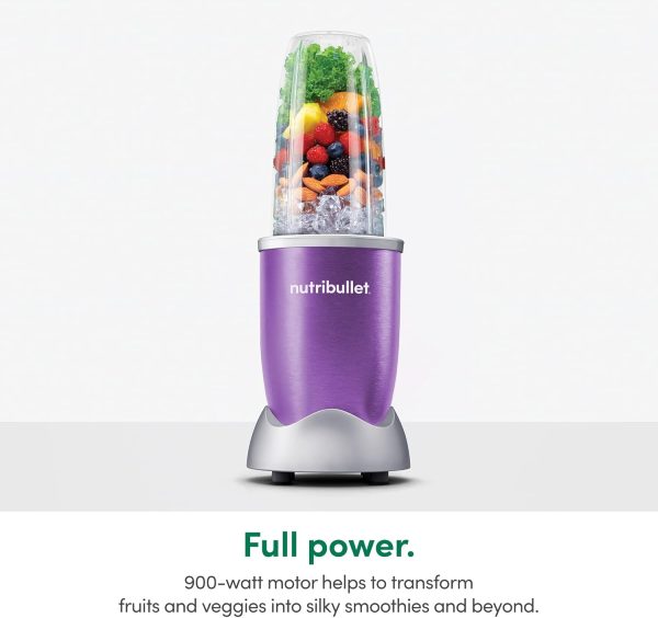 NutriBullet NB9-1301PUR Pro 13 Pcs Passion Purple, 900W, Violet - Image 3