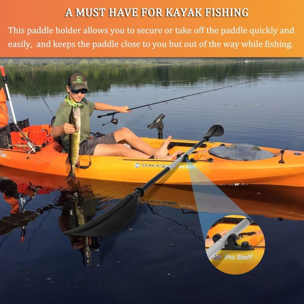 Kayak Paddle Holder, Save Kayak Track Space, Kayak Fishing Net Holder, - Image 3