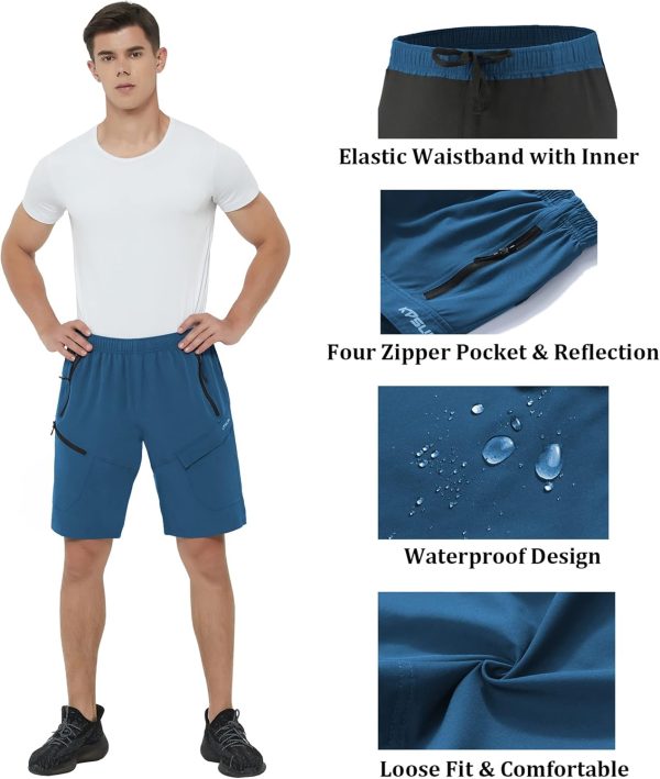 Men's Mountain Bike Shorts 3D Padded Baggy Bicycle Riding Cycling Shorts - Image 5