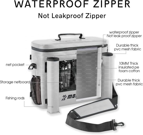 Kayak Cooler,Waterproof Kayak Seat Back Cooler for Kayaking,Kayak - Image 4