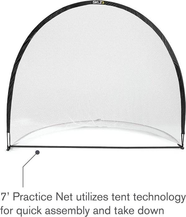 SKLZ Home Golf Driving Range Kit with Net, Golf Balls, Launch Pad, and Tees - Image 4