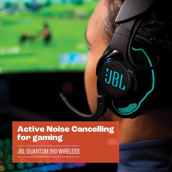 JBL Quantum 910 - Wireless Over-Ear Performance Gaming Headset with Head - Image 2