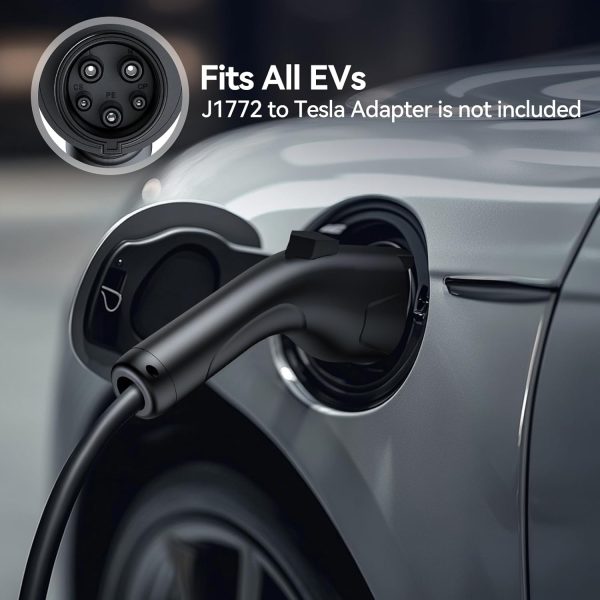 TECKNET EV Charger Level 1&2, 16A Electric Car Charger with NEMA 6-20 Plug, - Image 3