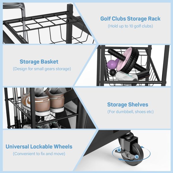 PLKOW Weight Rack for Dumbbells, Home Gym Storage for Dumbbells Yoga Mat - Image 5