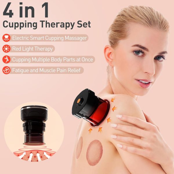 UBALANCE Smart Cupping Therapy Set - Cellulite Massager with 6 Massage - Image 2