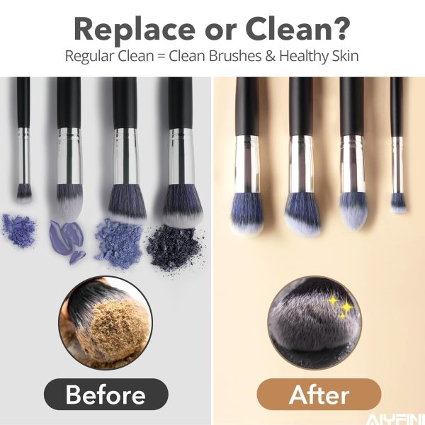 Electric Makeup Brush Cleaner Machine - Alyfini Portable Automatic USB - Image 4