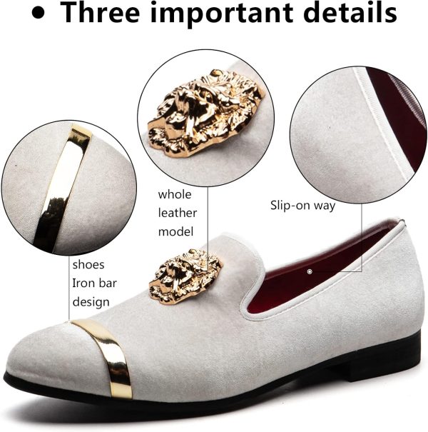 Meijiana Men's Fashion Classic Loafers Luxury Loafer Shoes and Weeding - Image 2