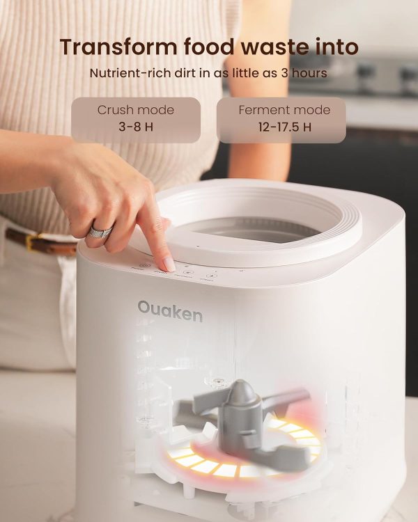Electric Composter for Kitchen, 4L Smart Countertop Compost Bin, Odorless | - Image 3