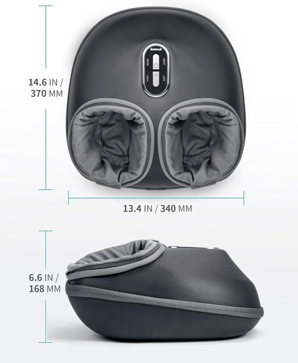 Nekteck Shiatsu Foot Massager Machine with Soothing Heat, Deep Kneading - Image 8