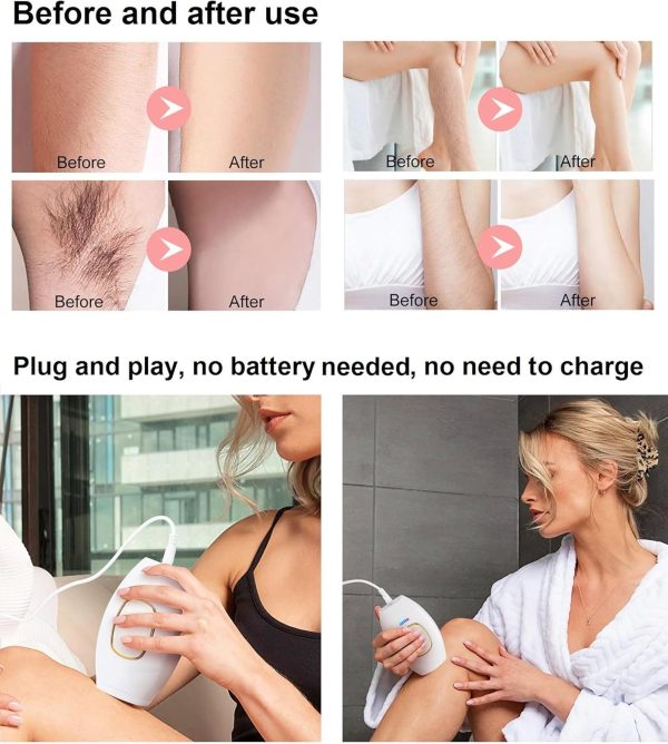 IPL Laser Hair Removal for Women and Men,999999 Flashes at-Home Hair - Image 6