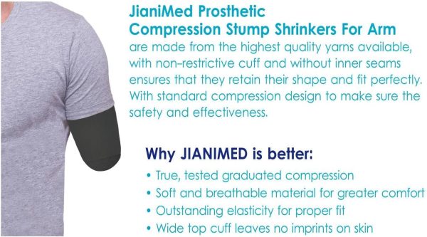 Prosthetic Stump Shrinkers for Arm–Above Elbow, Compression, Healthcare, - Image 2