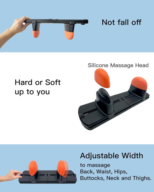 Psoas Muscle Release and Deep Tissue Adjustable Massage Tool for Back, QL, - Image 6