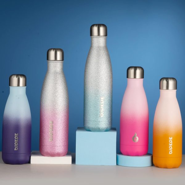 BJPKPK 12oz Water Bottle Stainless Steel Water Bottles Insulated Metal - Image 5