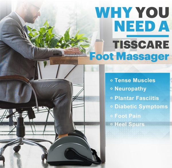 TISSCARE Shiatsu Foot Massager with Heat: Foot Massager Machine for - Image 7