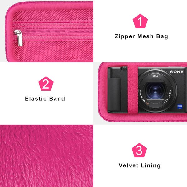 Canboc Carrying Case for Sony ZV-1/ ZV-1F/ ZV-1 II Digital Camera for - Image 5