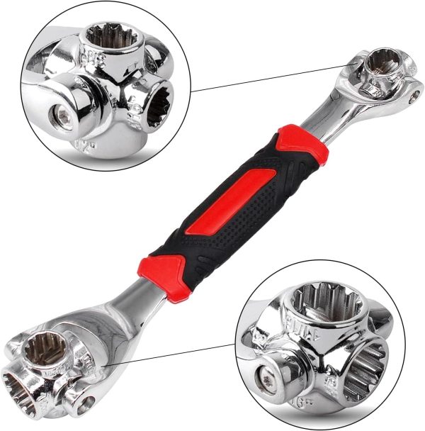 52 in 1 Socket Wrench, Stainless Steel Professional Multi-Functional - Image 3