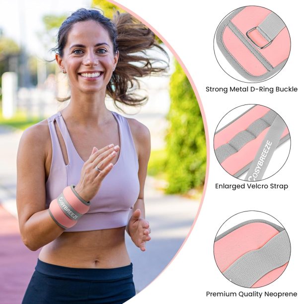 Ankle Weights for Women Men 1 2 3 4 6 8 10 LBS Set Wrist Leg Arm Weights - Image 4
