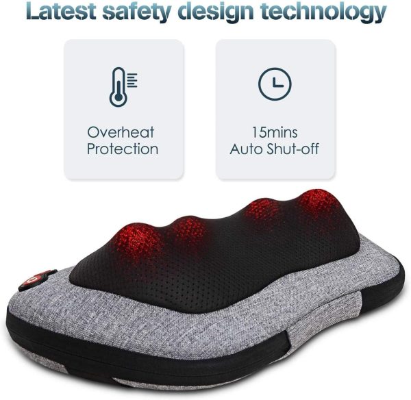 VIKTOR JURGEN Back Massager, Neck Massager with Heat, Massage Pillow Gifts - Image 8