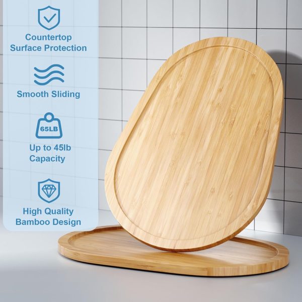 Food-Grade Bamboo Mixer Slider for KitchenAid 5-8 Qt Bowl Lift Stand Mixer, - Image 5