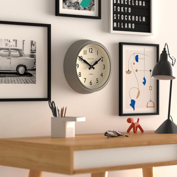 JONES CLOCKS® Telecom Round Wall Clock - Retro Clock - Designer Clock - - Image 4